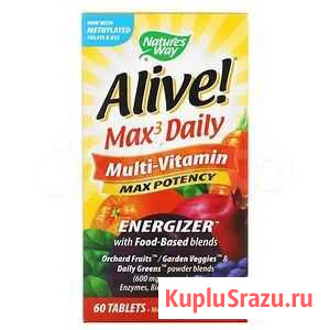Natures Way, Alive Max3 Daily, мультивитамины Пермь - изображение 1