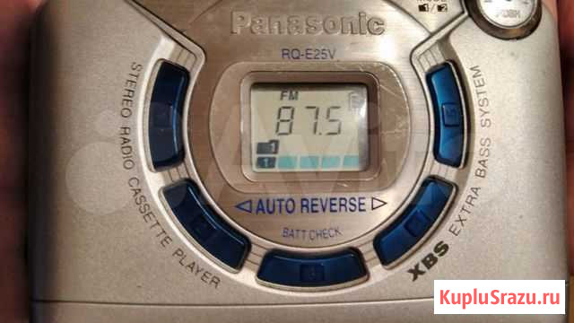 Panasonic RQ-E25V кассетный плеер, винтаж Сертолово - изображение 1