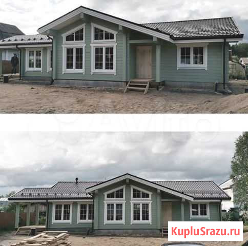 Дом из клеёного бруса 17х9м Ухта - изображение 1