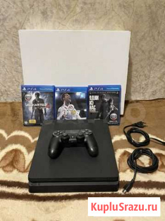 PS 4 slim 1tb+игры Калуга - изображение 1