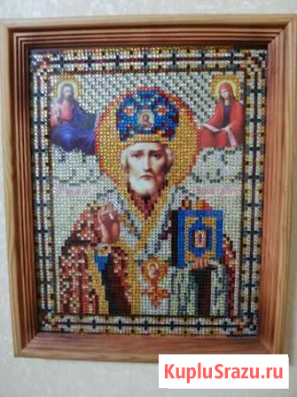 Икона из алмазной мазайки готовая Иваново - изображение 1