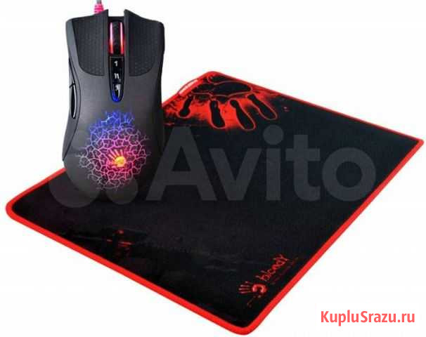 Мышь A4 Bloody A9081 черный оптическая (4000dpi) U Краснодар - изображение 1