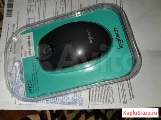 Мышь Logitech m100 Югорск - изображение 1