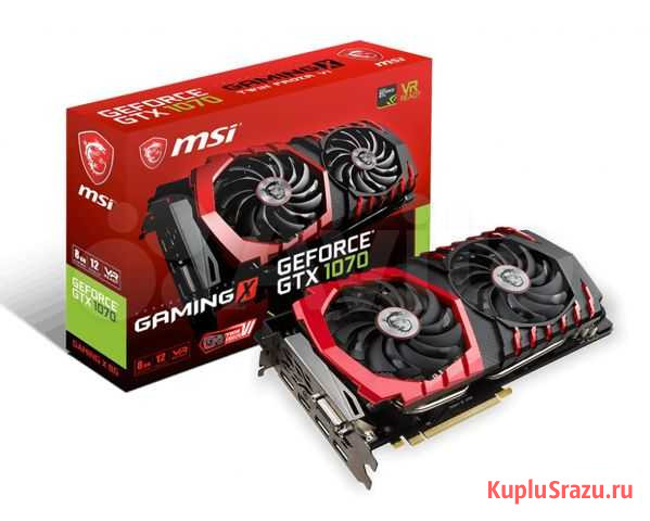 MSI 1070 gaming X 8gb Минусинск - изображение 1