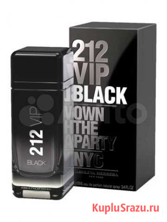CH 212 VIP Black 100мл В Наличии и ещё 200+брендов Иваново - изображение 1