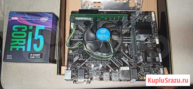 Материнская плата с процессор i5 9400 6ядер Белгород - изображение 1