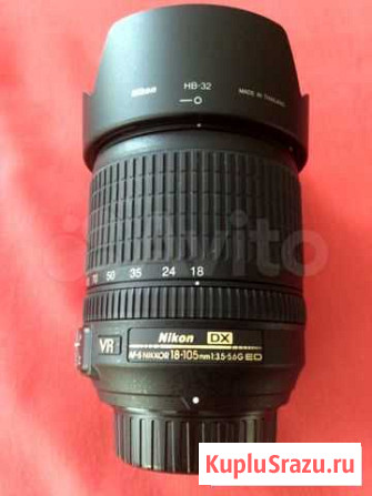 Объектив nikon DX AF-S nikkor 18-105 mm1:3.5-5.6G Пенза - изображение 1