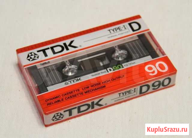 Кассета запечатанная TDK D 90 1986 год Санкт-Петербург - изображение 1