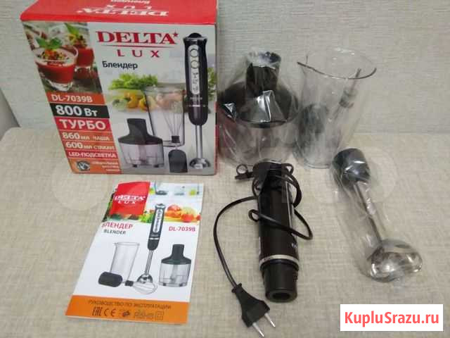 Новый блендер delta lux dl-7039b Смоленск - изображение 1