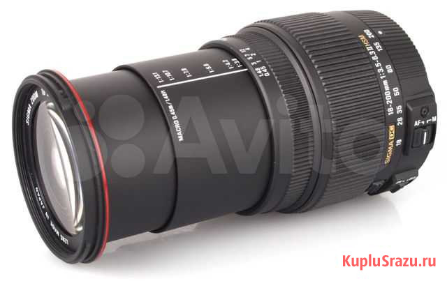 Резкий Объектив Кенон Sigma AF18-200mm F3.5-6.3 Йошкар-Ола - изображение 1