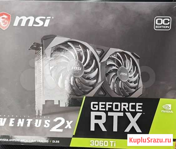 MSI GeForce RTX 3060ti ventus 2X Челябинск - изображение 1