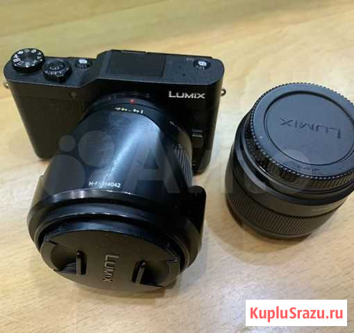 Фотоаппарат Panasonic DC-GX 800 и 3 объектива Челябинск - изображение 1