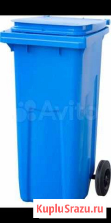 Мусорные контейнеры на прорезиненных калесах цвета Грозный - изображение 1