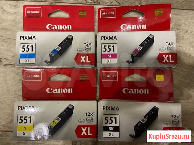 Картридж canon prixma 550, 571, 551 цветные Астрахань - изображение 1