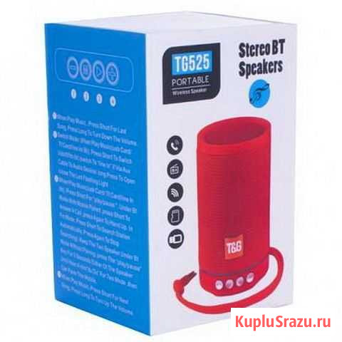 Портативная bluetooth колонка portable T&G 525 Кострома - изображение 1