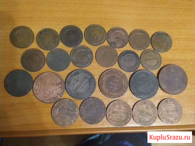 1, 2,3 копейки. Царские медные монеты 1900-е года Дзержинск - изображение 1