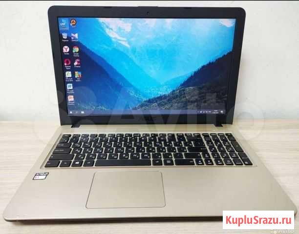 Ноутбук asus/4 ядра/4gb озу/2 видеокарты Улан-Удэ - изображение 1