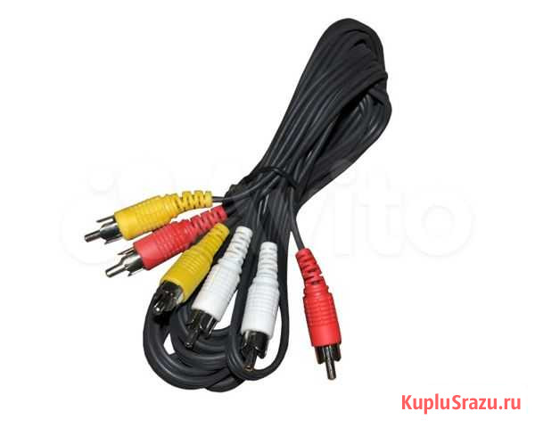 Кабель 3xRCA - 3xRCA 1.5м Бакал - изображение 1