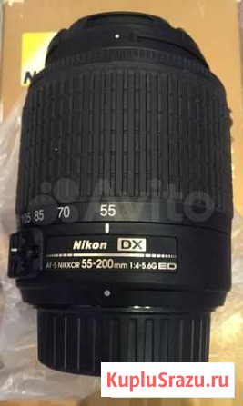 Nikon Nikkor 55-200 mm f4-5.6G ED Новый Челябинск - изображение 1