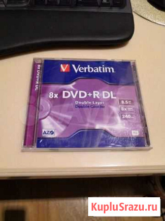 Verbatim DVD+R DL 240m 8x speed Ростов-на-Дону - изображение 1