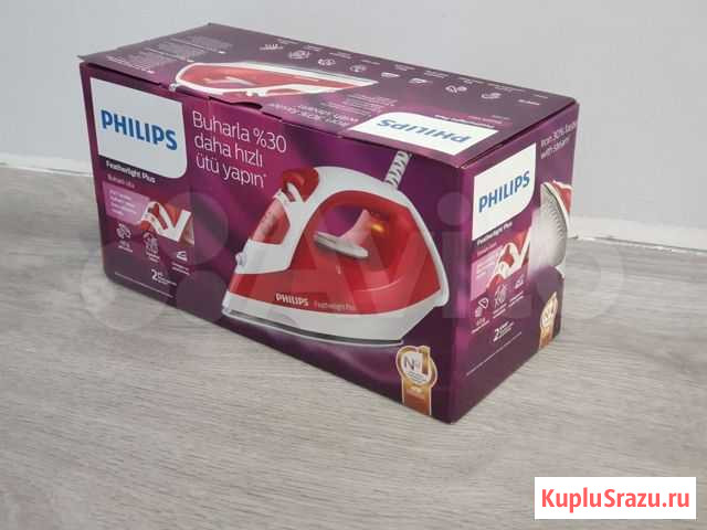 Утюг с паровым ударом Philips GC1425/40 Рязань - изображение 1