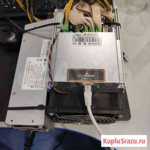 Продам antminer z9mini 15ksol/s Ярославль