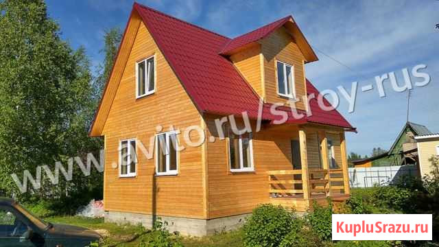 Дачный дом 5,8х8,8 м. с мансардой Анино Аннино - изображение 1