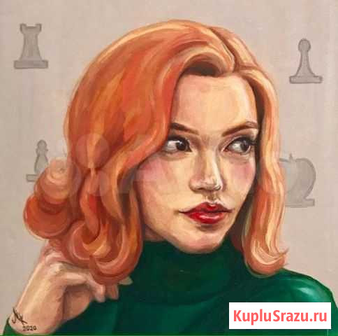 Картина Бэтти / Ход Королевы 20х20 Рязань - изображение 1
