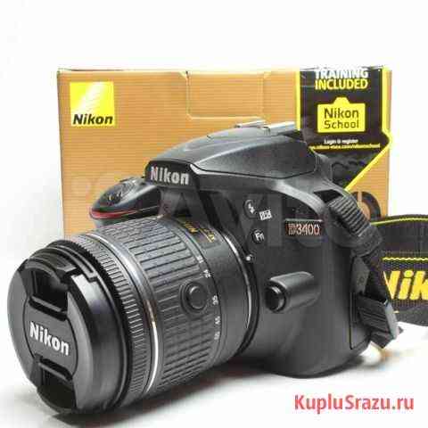 Зеркальная камера Nikon D3400 Kit новая Красноярск