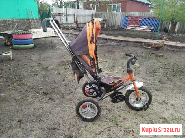 Детский велосипед с ручкой Умет - изображение 1