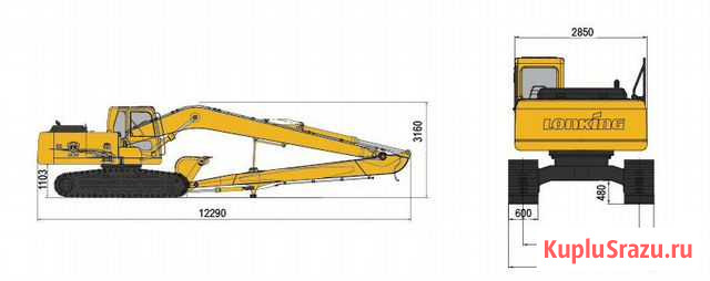 Экскаватор Lonking CDM6240 (long reach) Курск - изображение 1