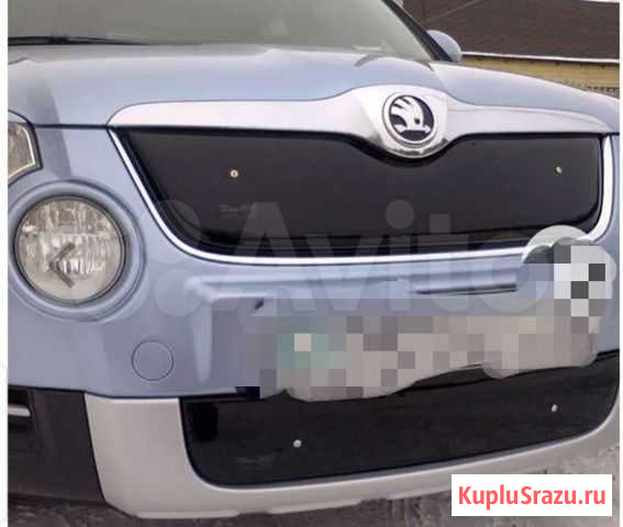 Утеплитель радиатора Шкода Йети l Курган - изображение 1