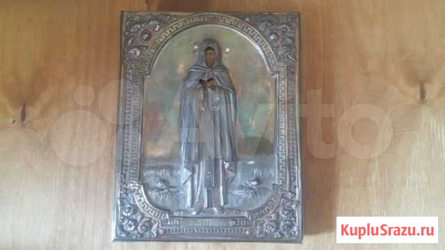 Святая Елизавета, Икона Серебряная(19 век) Саратов - изображение 1
