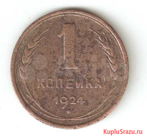 1 копейка 1924 г., подлинная, в коллекцию Самара - изображение 1