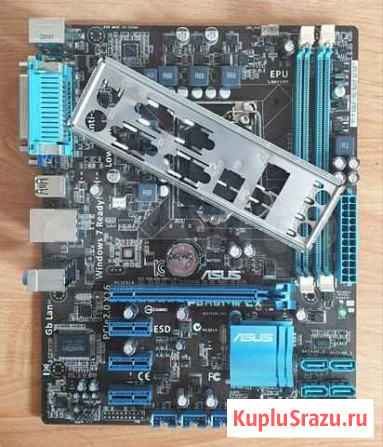 Материнская плата asus p8h61m lga 1155 Серпухов - изображение 1