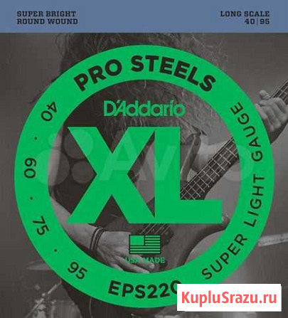EPS220 ProSteels Комплект струн для бас-гитары Энгельс - изображение 1