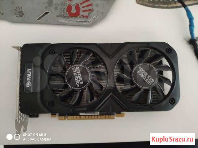 Видеокарта 4 gb gtx 1050 ti Шелехов - изображение 1