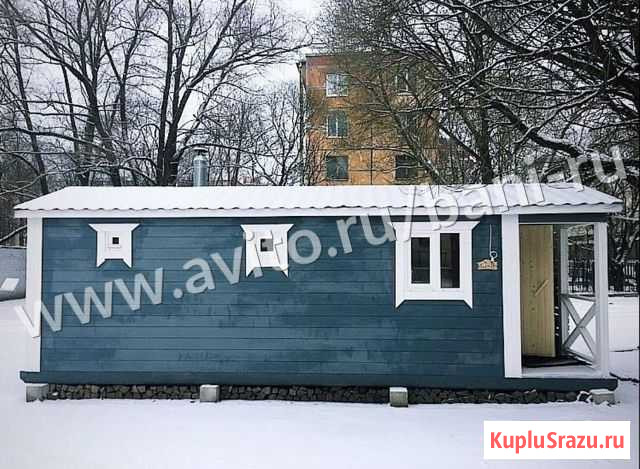 Баня мобильная из бруса под ключ Белая Холуница - изображение 1