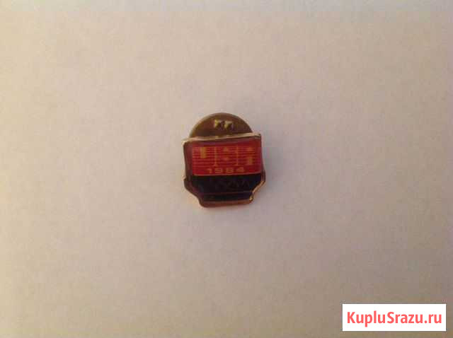 Знак Олимпийские игры 1984 Лос-Анджелес Краснодар - изображение 1