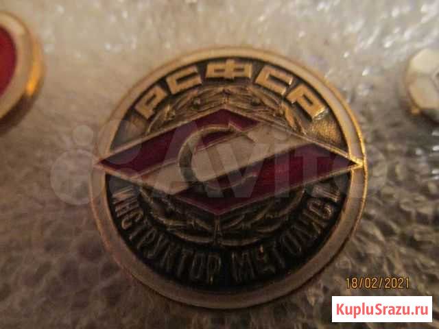 Знак Спартак Методист Елец - изображение 1