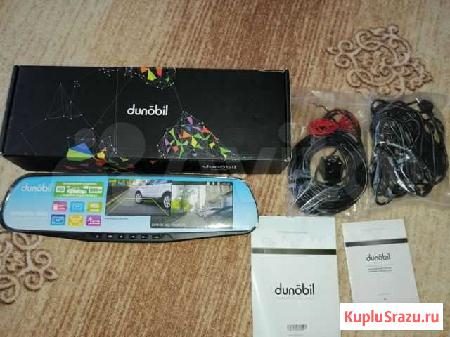 Видеорегистратор Dunobil Spiegel Duo 2 камеры Новосибирск - изображение 1