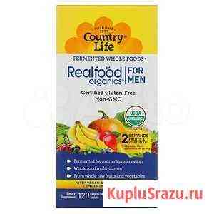 Country Life, Realfood Organics, 120 таблеток Пермь