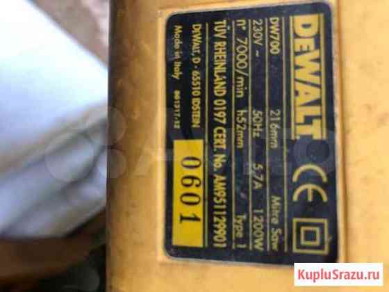 Продам Торцевую пилу Dewalt DW 700 Конаково