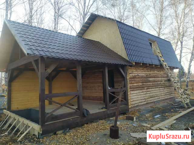 Кровля,строительство брусовых,каркасных домов, Сип Омск - изображение 1