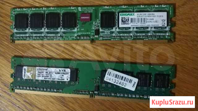 Оперативная память DDR2 2x512mb (1gb) Абинск - изображение 1