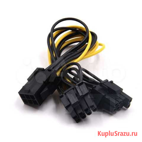 Разветвитель питания с 6 PIN на 2 PCIe 8 (6+2) PIN Нижнекамск - изображение 1