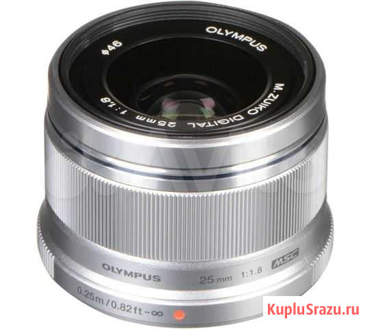 Объектив Olympus M.Zuiko Digital 25mm f/1.8, сереб Воронеж - изображение 1