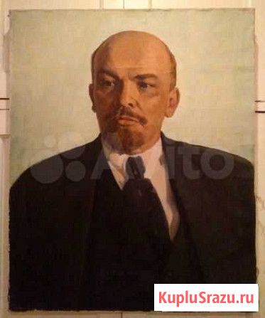 Портрет Ленин, масло, холст СССР Иваново - изображение 1