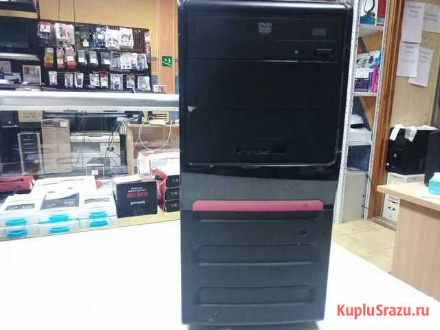 Пк 775 E3400 1x2Gb DDR3 160sata G41 400W mATX blac Тольятти - изображение 1