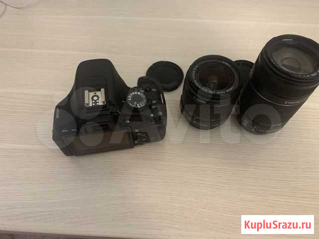 Canon eos 600d kit 18-55mm + canon 55-250mm Северск - изображение 1